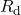 R_{\mathrm{d}}