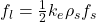 Rendered by QuickLaTeX.com f_{l}=\frac{1}{2}k_{e}\rho_{s}{f_{s}}